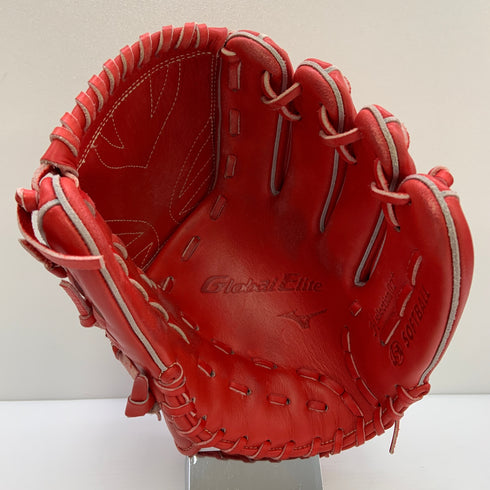 ミズノ MIZUNO グローバルエリート Global Elite 1AJGS22401 ソフトボール用 大人 一般 投手用 グローブ ピッチャー グラブ 右投げ 中古品 グローブ袋付き 野球 9253