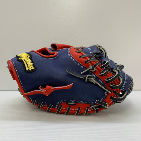 ミヤマ miyama 軟式 大人 一般 キャッチャーミット 捕手 グローブ グラブ 右投げ 中古品 野球 8044