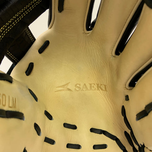 サエキ SAEKI 硬式軟式兼用 内野手用 グローブ グラブ 右投げ 中古品 グローブ袋付き 野球 9131