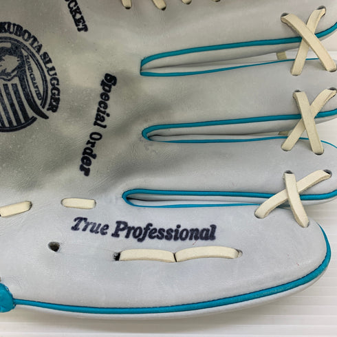 久保田スラッガー KUBOTA SLUGGER 硬式 大人 一般 外野手用 グローブ グラブ 右投げ 中古品 箱・グローブ袋付き 野球 6732