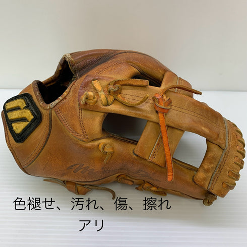 ミズノ MIZUNO ミズノプロ 硬式 大人 一般 内野手用 グローブ グラブ 右投げ 中古品 野球 6343