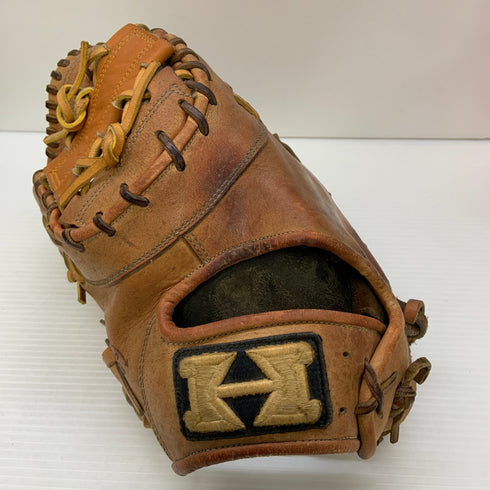 ハイゴールド HI-GOLD Exper 硬式 大人 一般 ファーストミット 一塁手 グローブ グラブ 左投げ 中古品 野球 7259