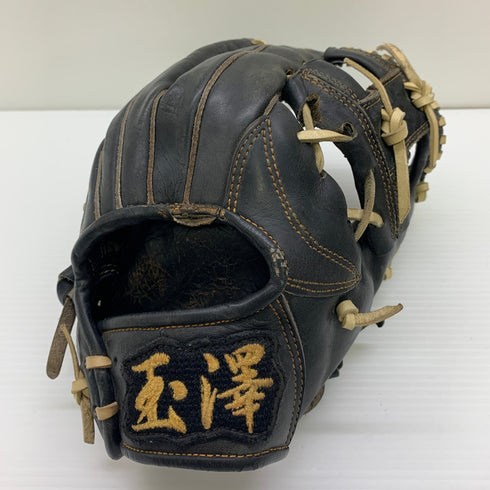 玉澤 TAMAZAWA タマザワ 軟式 大人 一般 内野手用 グローブ グラブ 右投げ 中古品 野球 9636