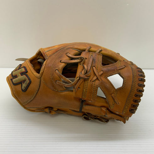 ハタケヤマ HATAKEYAMA 硬式 大人 一般 内野手用 グローブ グラブ 右投げ K-06Y 中古品 野球 7916