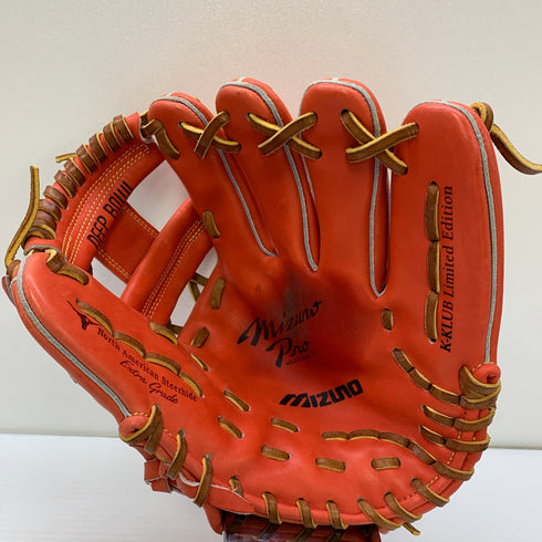ミズノ MIZUNO ミズノプロ mizunopro North American Steerhide Extra Grade 硬式 大人 一般 内野手用 グローブ グラブ 右投げ 中古品 野球 9928