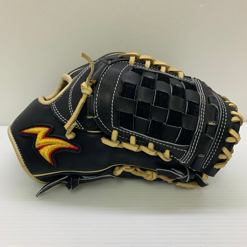 ノーリミット 軟式 大人 一般 内野手用 グローブ グラブ 右投げ オーダー 中古品 野球 9646