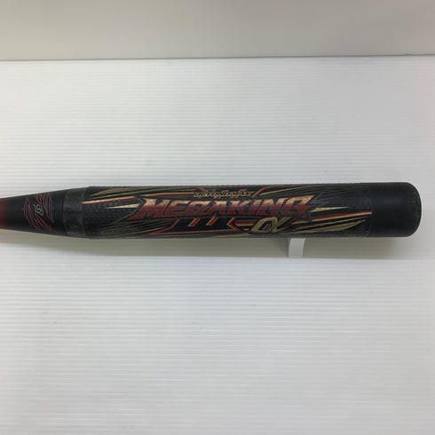 ミズノ MIZUNO ビヨンドマックスメガキングスリーアルファ ソフトボール用 大人 一般 FRP製バット 1CJBS308 ミドルバランス 中古 野球 7639