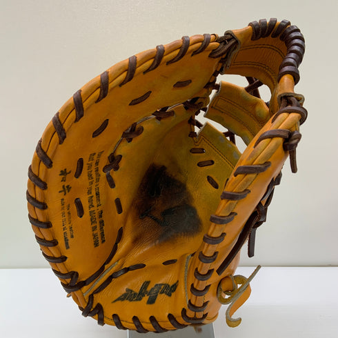 ハタケヤマ HATAKEYAMA K-F1JY 硬式 大人 一般 ファーストミット 一塁手 グローブ グラブ 左投げ 中古品 野球 9506