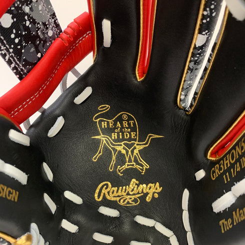 ローリングス Rawlings HOH 軟式 大人 一般 内野手用 グローブ グラブ 右投げ GR3HON52MG 中古品 野球 8322