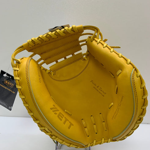 ゼット ZETT プロステイタス PROSTATUS BPROCM922 硬式 大人 一般 キャッチャーミット 捕手 グローブ グラブ 右投げ タグ付き 野球 9200