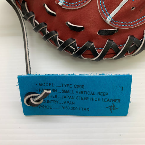カナメ 要 KANAME TYPE-C200 硬式 大人 一般 キャッチャーミット 捕手 グローブ グラブ 右投げ タグ付き 野球 1035