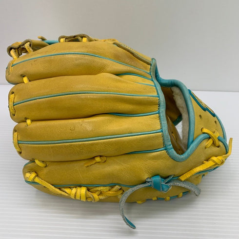 中古品 久保田スラッガー スペシャルオーダー 軟式 内野手用グローブ 刺繍入り 4128