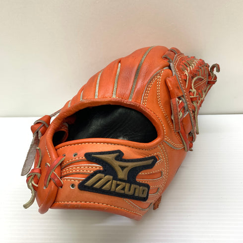 ミズノ MIZUNO グローバルエリート Global Elite W15013 硬式 大人 一般 内野手用 グローブ グラブ 右投げ 中古品 野球 9977
