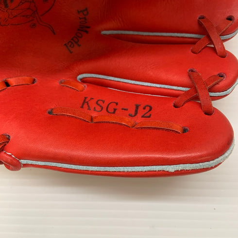 久保田スラッガー KUBOTA SLUGGER KSG-J2 少年軟式 子ども オールラウンド グローブ グラブ 右投げ 中古品 野球 9839