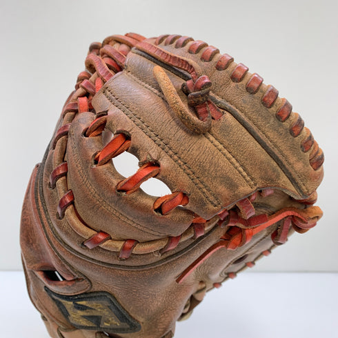 ハイゴールド HI-GOLD 軟式 大人 一般 キャッチャーミット 捕手 グローブ グラブ 右投げ RKG-155M 中古品 野球 6250