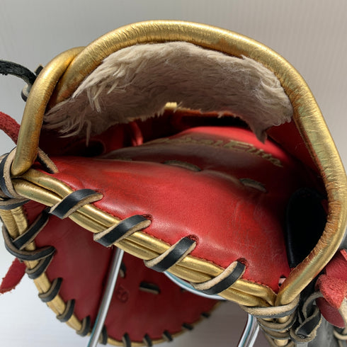 ミズノ MIZUNO グローバルエリート 軟式 大人 一般 ファーストミット 一塁手 グローブ グラブ 右投げ 1AJFR27300 中古品 グローブ袋付き 野球 7226