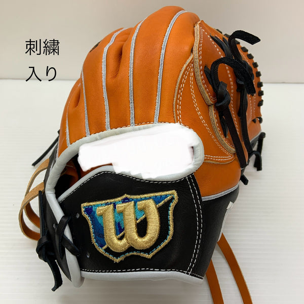 ウィルソン Wilson ウィルソンスタッフ 硬式 大人 一般 投手用 グローブ ピッチャー グラブ 右投げ 中古品 グローブ袋付き 野球 6648