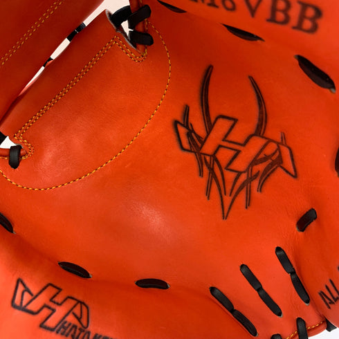 ハタケヤマ HATAKEYAMA TH 軟式 大人 一般 キャッチャーミット 捕手 グローブ グラブ 右投げ TH-M8VASB 中古品 野球 7378