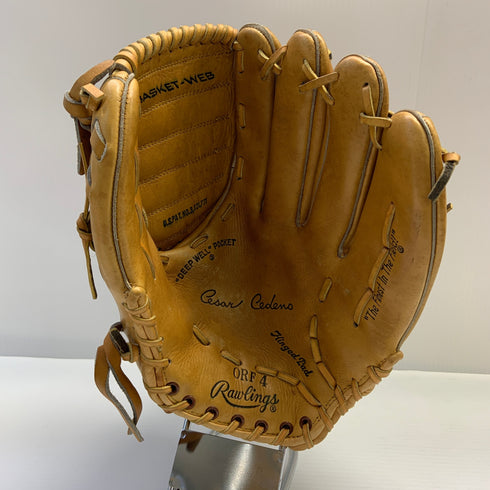 ローリングス Rawlings ORF4 ヴィンテージ 硬式 大人 一般 外野手用 グローブ グラブ 右投げ 中古品 野球 1324