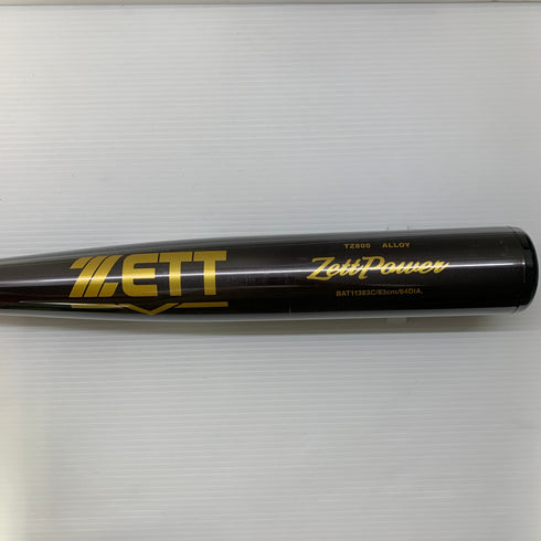 ゼット ZETT ゼットパワー 硬式 大人 一般 金属製バット BAT11383C ミドルバランス 野球 6992