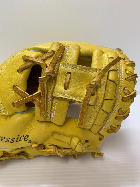 中古品 久保田スラッガー 軟式 内野手用グローブ KSN-MS-Ⅱ 3809