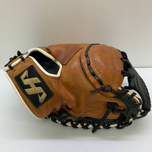 ハタケヤマ HATAKEYAMA 軟式 大人 一般 キャッチャーミット 捕手 グローブ グラブ 右投げ 中古品 野球 1192