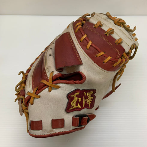 玉澤 TAMAZAWA タマザワ 軟式 大人 一般 キャッチャーミット 捕手 グローブ グラブ 右投げ 中古品 野球 8229