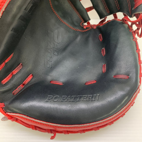 ゼット ZETT プロステイタス 硬式 大人 一般 キャッチャーミット 捕手 グローブ グラブ 右投げ 中古品 グローブ袋付き 野球 6005