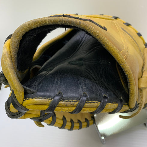 ハタケヤマ HATAKEYAMA TH-371Y 軟式 大人 一般 ファーストミット 一塁手 グローブ グラブ 右投げ 中古品 野球 1190