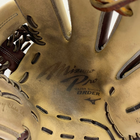 ミズノ MIZUNO ミズノプロ HAGAJAPAN 軟式 大人 一般 内野手用 グローブ グラブ 右投げ オーダー 中古品 グローブ袋付き 野球 8282