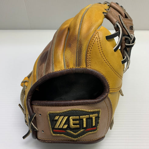ゼット ZETT プロステイタス 硬式 大人 一般 内野手用 グローブ グラブ 右投げ BPG-PRO 中古品 グローブ袋付き 野球 6888
