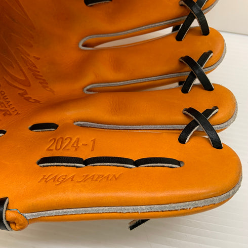 ミズノ MIZUNO ミズノプロオーダーHAGAJAPAN 軟式 大人 一般 投手用 グローブ ピッチャー グラブ 右投げ 中古品 グローブ袋付き 野球 6124