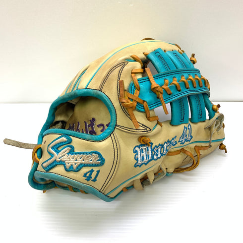 久保田スラッガー KUBOTA SLUGGER 硬式 大人 一般 外野手用 グローブ グラブ 右投げ オーダー 中古品 野球 9719