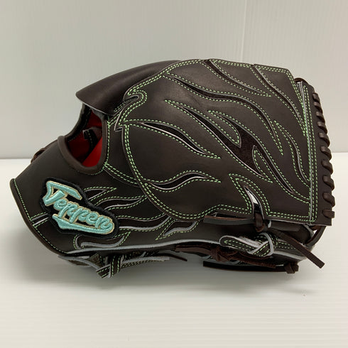 てっぺん Teppen 硬式 大人 一般 投手用 グローブ ピッチャー グラブ 右投げ SW1 中古品 グローブ袋付き 野球 6790