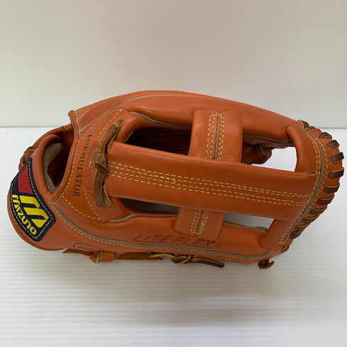 ミズノ MIZUNO ワールドウィン Super New Era 信義作 硬式 大人 一般 外野手用 グローブ グラブ 右投げ 中古品 野球 6295