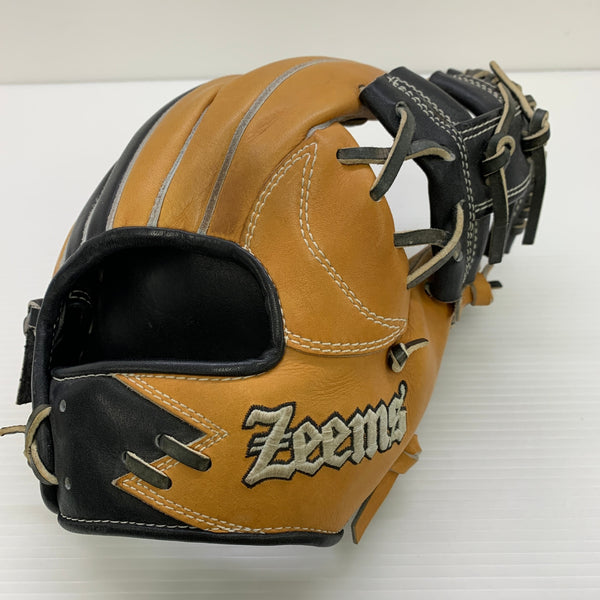 ジームス Zeems 軟式 大人 一般 内野手用 グローブ グラブ 右投げ KG-2SBN 中古品 野球 6163