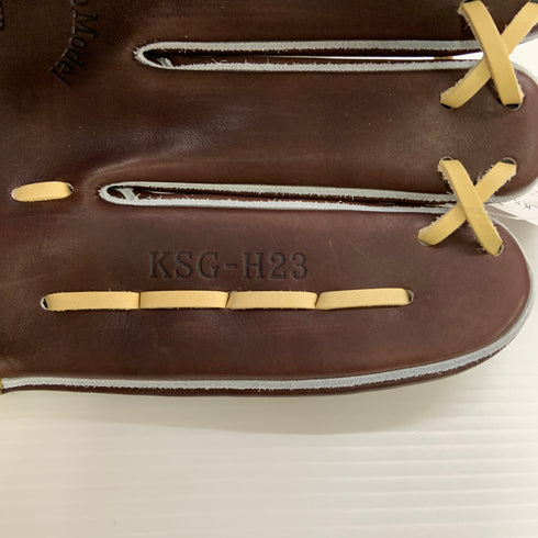 久保田スラッガー KUBOTA SLUGGER KSG-H23 硬式 大人 一般 外野手用 グローブ グラブ 右投げ タグ付き グローブ袋付き 野球 9062