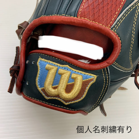 ウィルソン Wilson ウィルソンスタッフ 軟式 大人 一般 内野手用 グローブ グラブ 右投げ 中古品 野球 6032