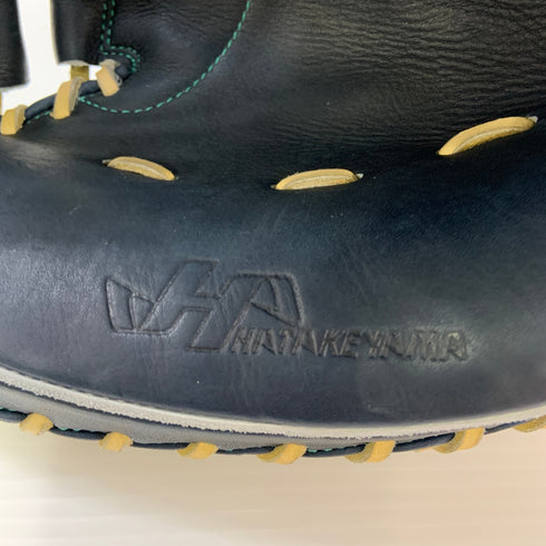 ハタケヤマ HATAKEYAMA 心 WN-25M9 軟式 大人 一般 キャッチャーミット 捕手 グローブ グラブ 右投げ 中古品 グローブ袋付き 野球 9076
