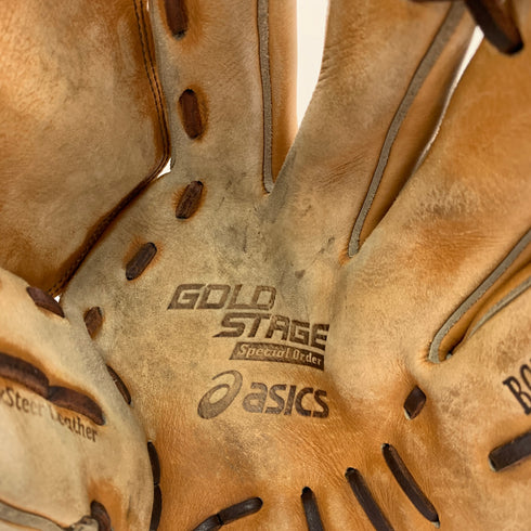 アシックス asics ゴールドステージ 軟式 大人 一般 投手用 グローブ ピッチャー グラブ 右投げ スペシャルオーダー 中古品 野球 7841