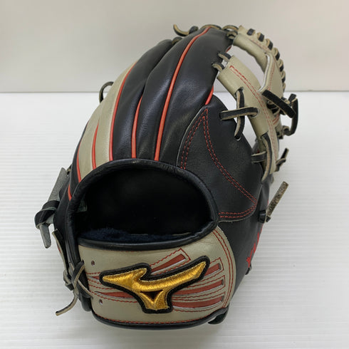 ミズノ MIZUNO ミズノプロ オーダー HAGAJAPAN 軟式 大人 一般 内野手用 グローブ グラブ 右投げ 中古品 グローブ袋付き 野球 7937