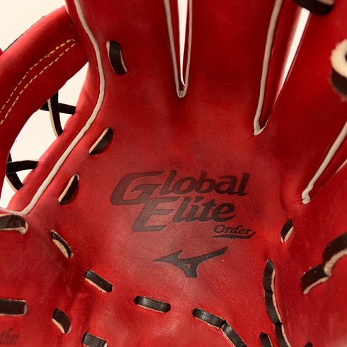 ミズノ MIZUNO グローバルエリート オーダー 軟式 大人 一般 内野手用 グローブ グラブ 右投げ 中古品 野球 6715