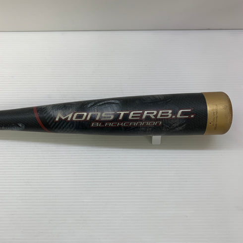 ゼット ZETT モンスターブラックキャノン 軟式 大人 一般 FRP製バット BCT31384 ミドルバランス 中古 野球 7780