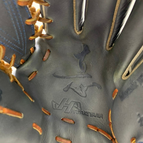 中古品 ハタケヤマ HATAKEYAMA 硬式 外野手用グローブ V-97HB 袋付き 5527