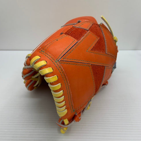 中古品 ミズノ MIZUNO ミズノプロ オーダー 軟式 投手用グローブ 刺繍入り 左投げ 3508