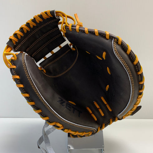 ゼット ZETT プロステイタス 軟式 大人 一般 キャッチャーミット 捕手 グローブ グラブ 右投げ BRCB30960G 中古品 野球 6912