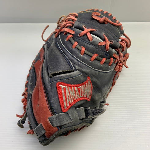 玉澤 TAMAZAWA タマザワ ソフトボール用 大人 一般 キャッチャーミット 捕手 グローブ グラブ 右投げ 中古品 野球 1320