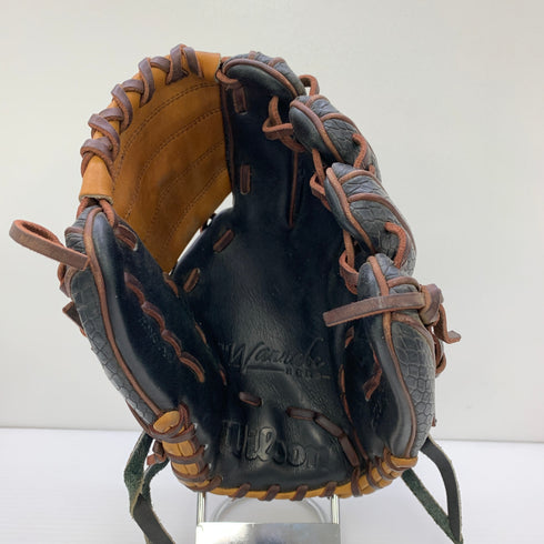 ウィルソン Wilson The Wannabe Hero DUAL 軟式 大人 一般 内野手用 グローブ グラブ 右投げ RHKX2O 中古品 野球 5952