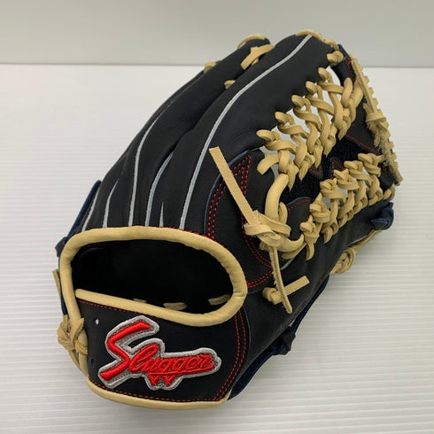 中古品 久保田スラッガー スペシャルオーダー 軟式 外野手用グローブ KSN-SPM KSブラック 4150