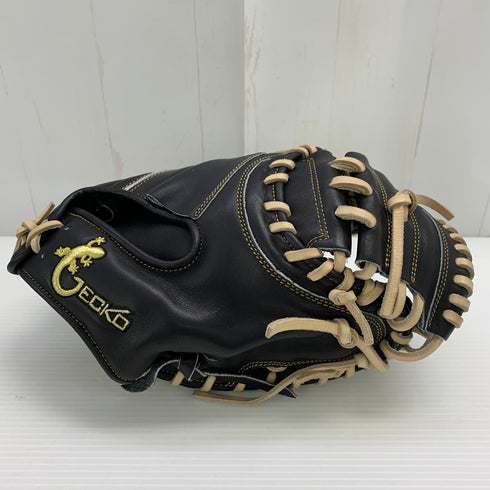 ゲッコウ 硬式 大人 一般 キャッチャーミット 捕手 グローブ グラブ 右投げ 中古品 グローブ袋付き 野球 5900